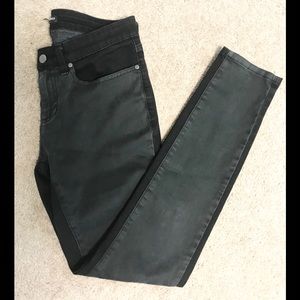 Eileen Fisher two tone skinny jeans